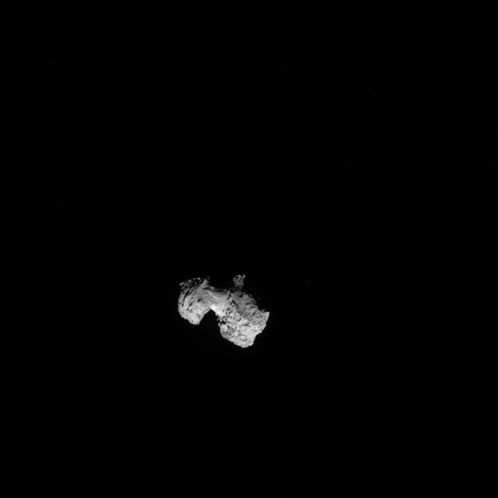 Comet 67P on 3 August 2014 - NAVCAM