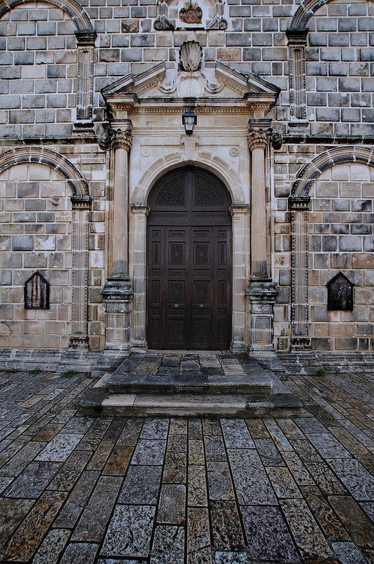 20160324-005F | Faneroméni-Kirche in Zakynthos-Stadt. Errichtet im 15. Jahrhundert, beim Erdbeben von 1953 stark zerstört, aber in der Folge originalgetreu wieder aufgebaut. Zakynthos, 24.03.2016