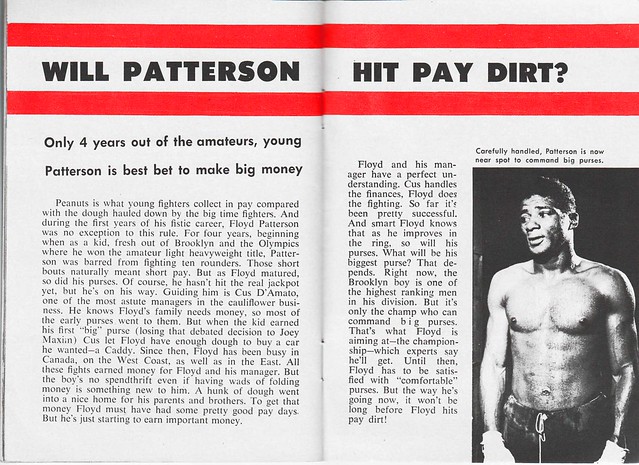 Boxer Floyd Patterson - Say Magazine October 27, 1955