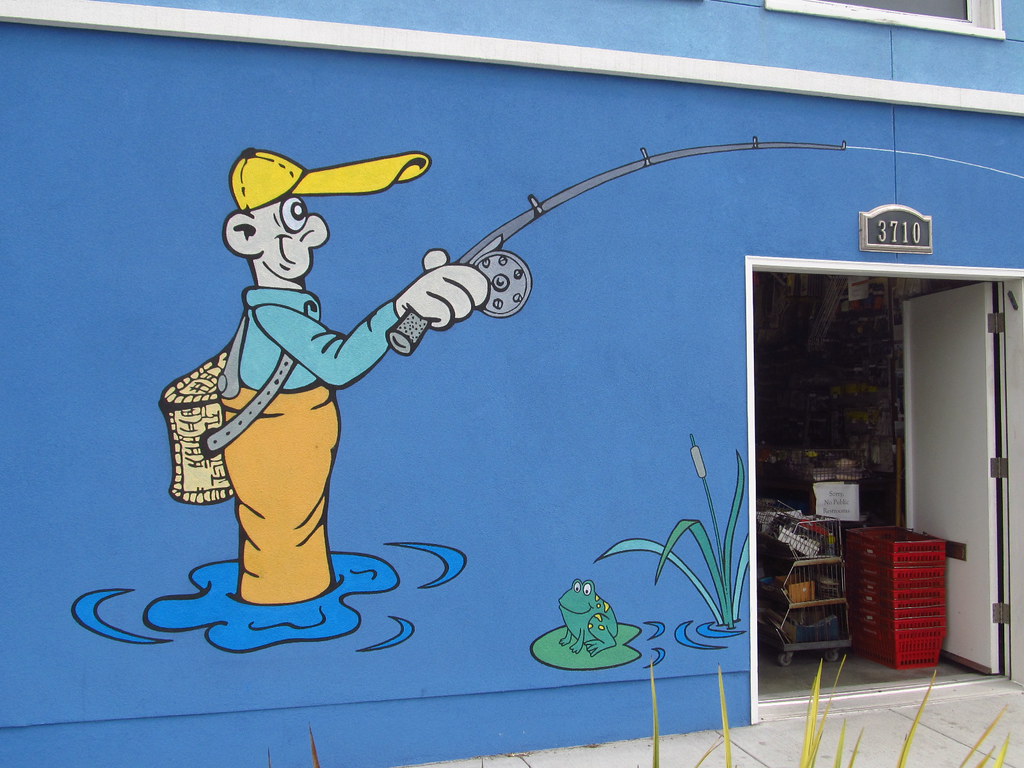 Gus' Discount Tackle Fisherman, Balboa Street; San Francisc…