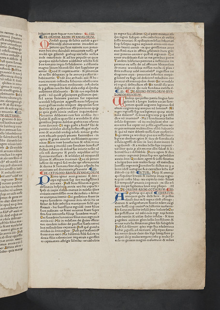 Rubrication in Vincentius Bellovacensis: Speculum historiale