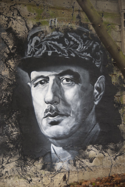 Charles de Gaulle, painted portrait _DDC0080