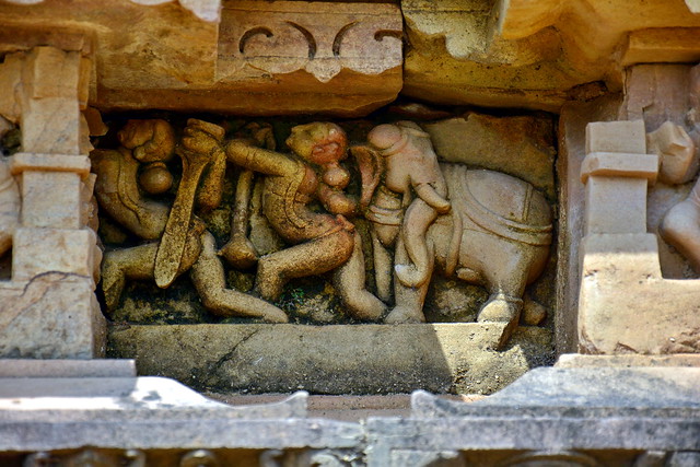 India - Madhya Pradesh - Khajuraho - Beejamandal Temple Ruins - 9