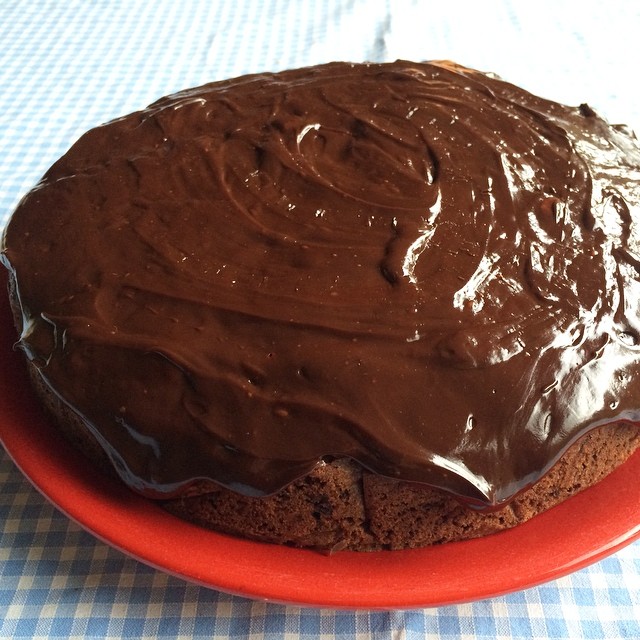 Courgette-chocolate cake