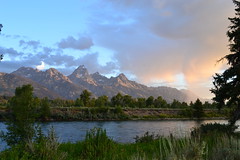 Grand Tetons at Menor Ferry on the Snake River