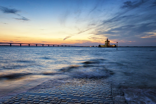 Blue Hour by ..Thom.., ocean sunset seascape france canon landscape fort hitech 1740 oléron altantic nd8 louvois 5d²