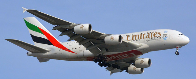 Emirates A380 A6-EOR