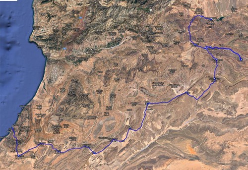 Route Ouarzazate Sidi Ifni