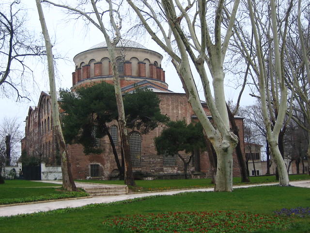 Hagia Irene - 5th century, first church in Constantinople. Topkapi Palace.
