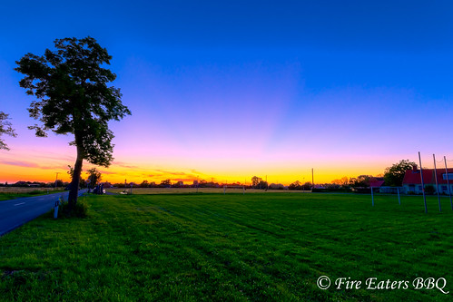 sunset landscape deutschland abend sonnenuntergang landschaft hdr sachsenanhalt osterburgaltmark