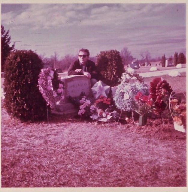 1960s Young Man At James Dean's Grave