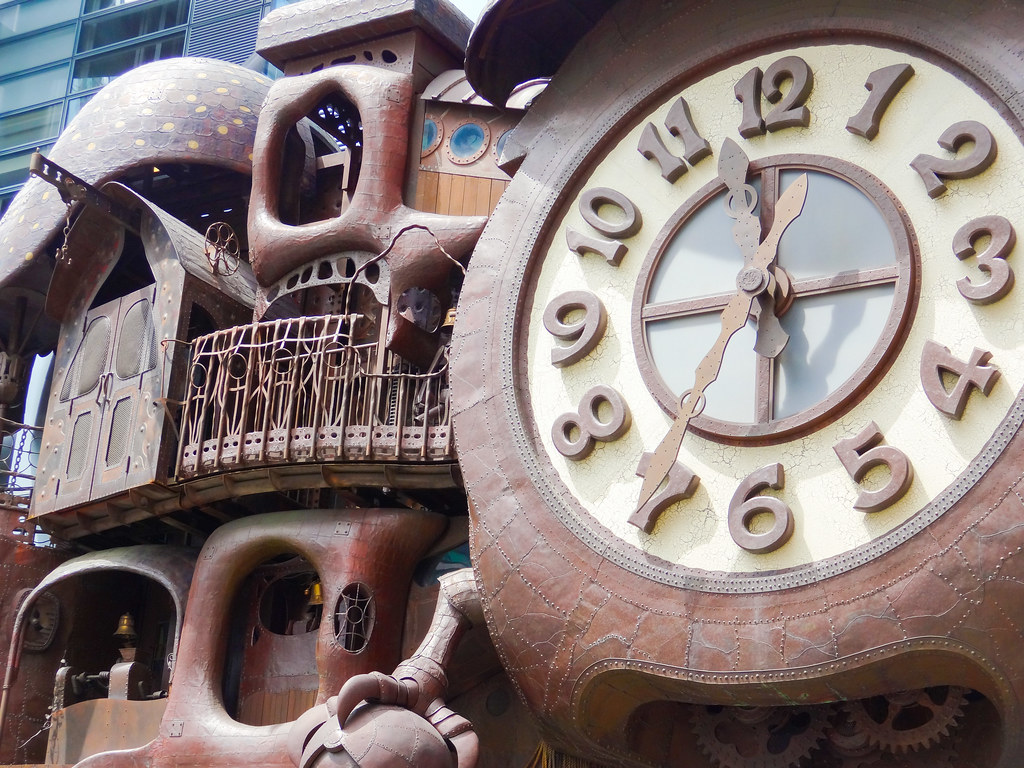 Nittele Big Clock (Designed by Hayao Miyazaki) | 日テレ大時計 宮崎
