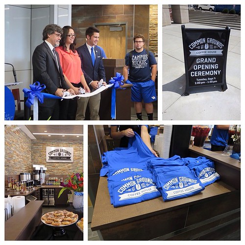 We're excited to welcome Common Grounds Coffee House to campus today! @ukydining #ukdining #coffee