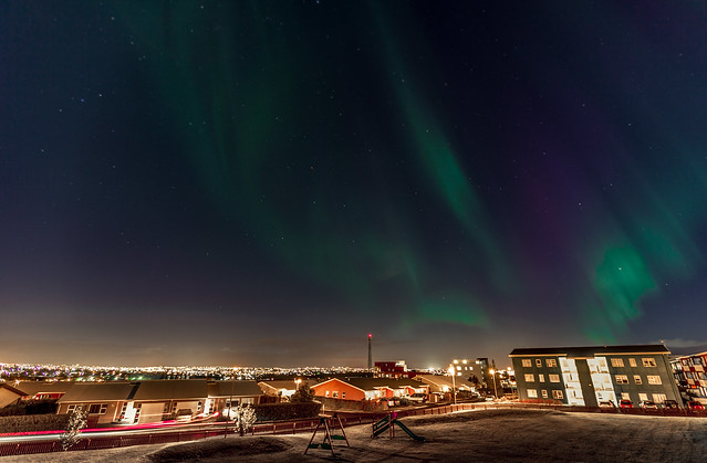 Aurora Borealis in Reykjavík