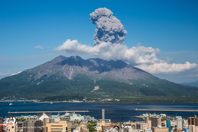 桜島火山爆發
