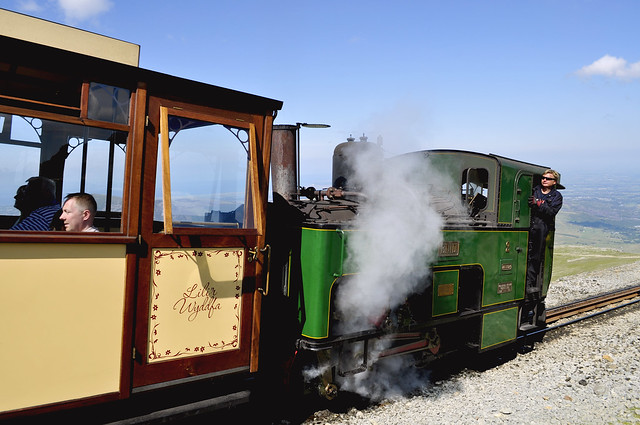 Enid steam train&Lily Wyddfa.