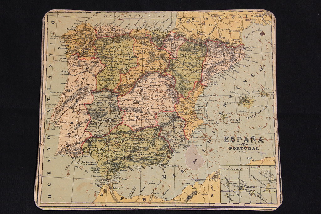 Mapa Espanya. 1960 - Politic (ALTA RESOLUCIO. JOANJO. 19-9-2014)