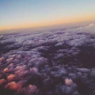 #clouds #cloudporn #sky #sunset #sunrise #flying #airlines