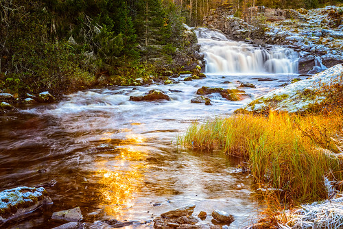 norway sun creek nikon waterfall longexposure nature water reflections colors landscape autumn light sã¸rtrã¸ndelag no