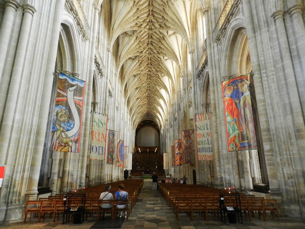 Winchester Cathedral Interior, Winchester, Sep 2016