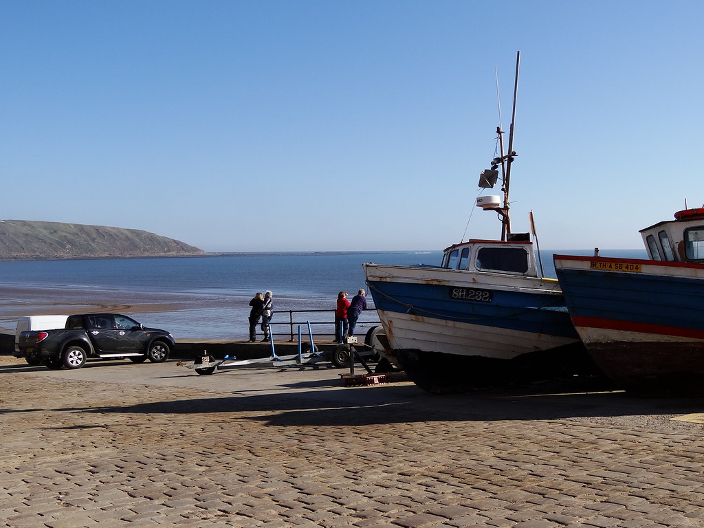 Fishing boats at Filey