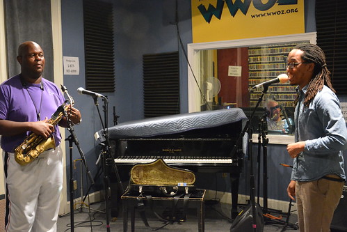 Wess Warmdaddy Anderson and singer Christian Bold.  Photo by Kichea S Burt.