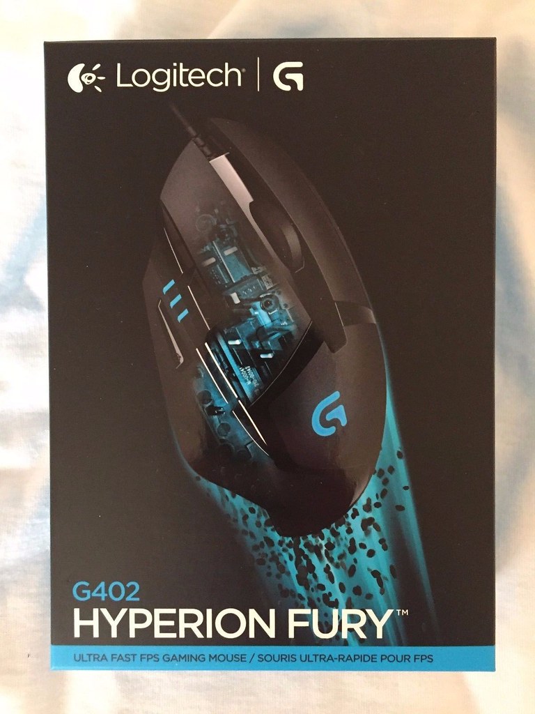 NEW Logitech G402 Hyperion Fury FPS Gaming Mouse with High Speed Fusion Engine