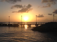 Sunset over Barbados