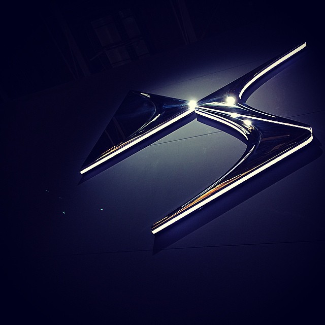 Image of Rising Star: DS @ the 2014 #Paris #Motorshow @citroen #ds #psa #parismotorshow #logo #carpics #newcars