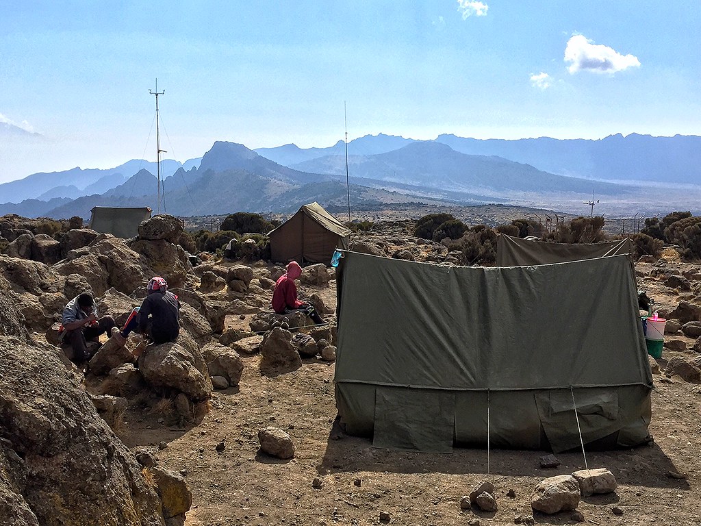 The Mess Tent - Shira II Camp