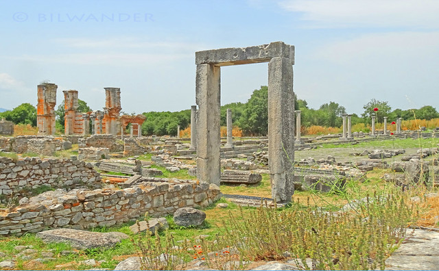 Greece, Macedonia, Philippi, remnants of the ancient city