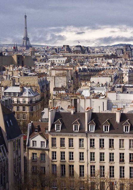 Rita Crane Photography: Paris Rooftops & Eiffel Tower, from the Marais District