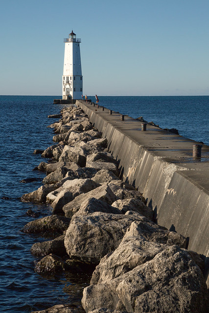 Lighthouse, Frankfort, MI,October, 2014