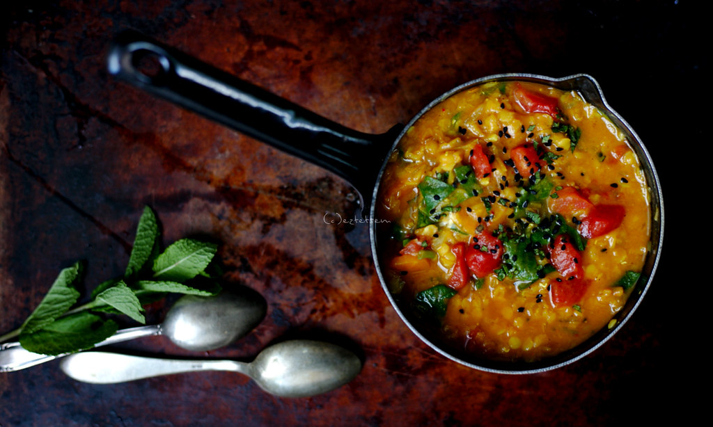 vöröslencse-curry
