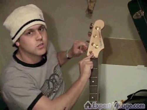 Stringing a Bass | by ExpertVillage.com
