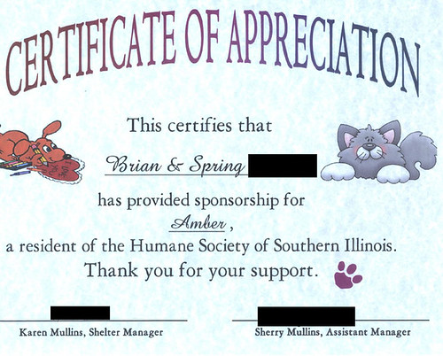 Certificate of Appreciation | by chaoticspring1976