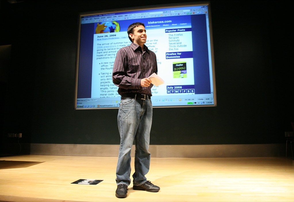 Blake Ross | see the blog post for more info: Gnomedex 6.0 T… | Flickr