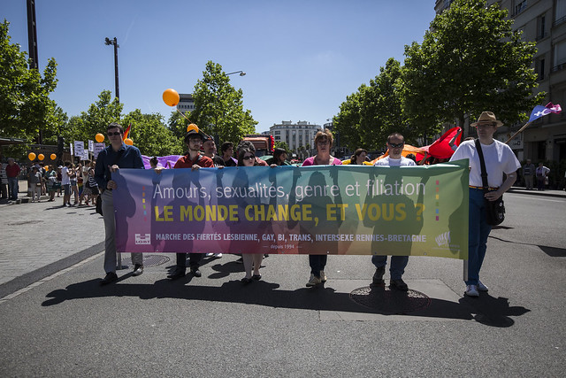 Rennes : 3.000 personnes à la marche des fiertés