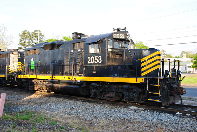 PREX 2053 is at Fort Valley Georgia, Georgia Southern Railroad.