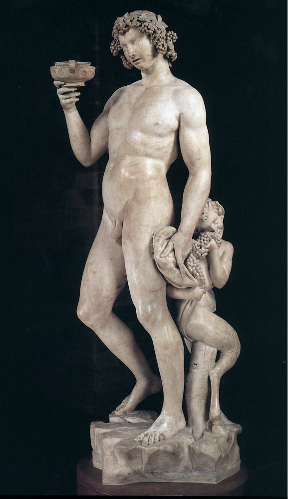 Michelangelo, Bacchus. c. 1496-1497.