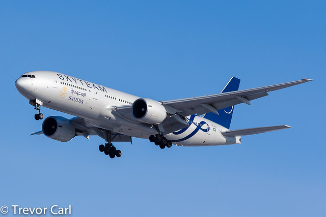 Skyteam (Saudia - Saudi Arabian Airlines) | HZ-AKA | Boeing 777-268/ER | YYZ