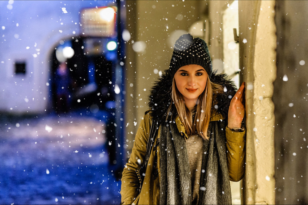 first snow | Model: Laura | Juergen Kuprat | Flickr