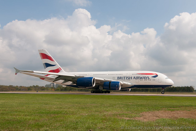 2-Oct-2014 IAD G-XLEB A380-841 (cn 121)   / British Airways