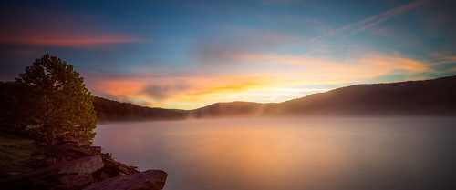longexposure lake water sunrise landscape sony arkansas a74 a7r