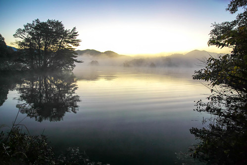 Lake Onogawa morning mist