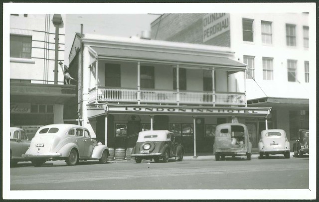 London Inn Hotel, Flinders Street, 1955