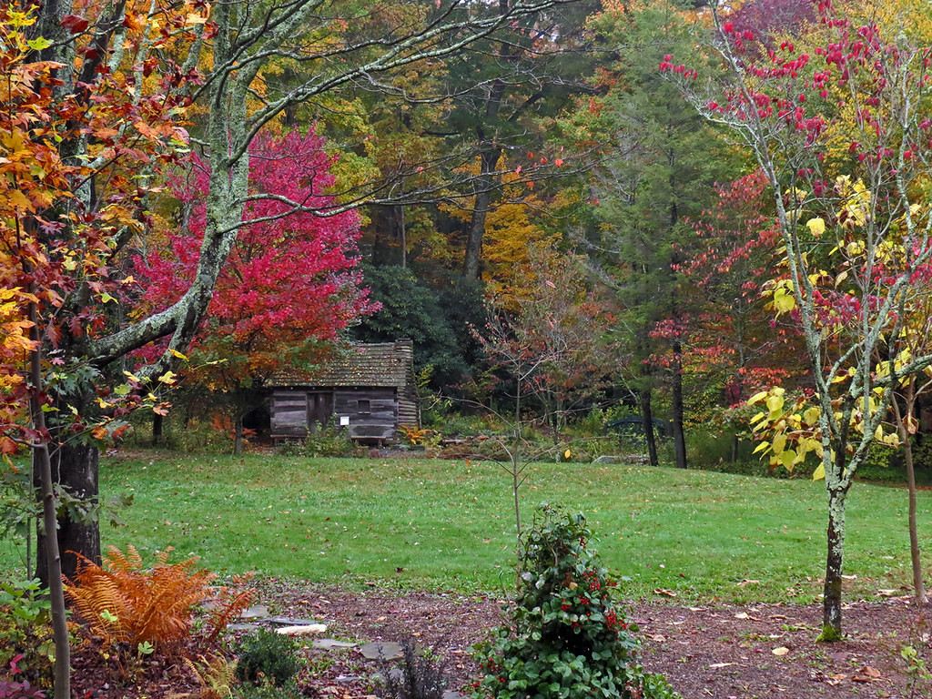 Fall At The Daniel Boone Native Gardens View Across The Ga Flickr