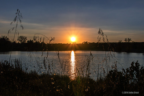 sunset lake nature water landscape virginia silverlake