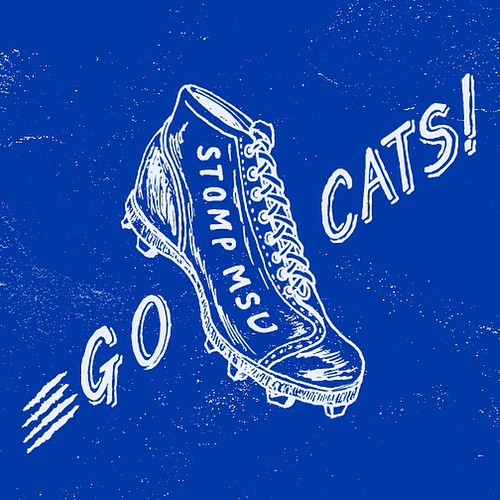 Less than 2 hours to kickoff between @ukfootball & Mississippi State. We're ready to cheer on our Cats! Go Big Blue! #UKHC2014 #thegreatCATsby