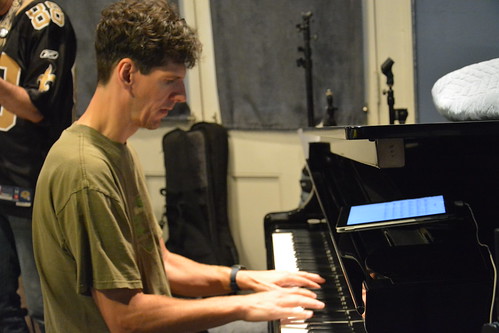 John Paxton on piano for Kevin O'Day & Live Animals. Photo By Kichea S Burt.